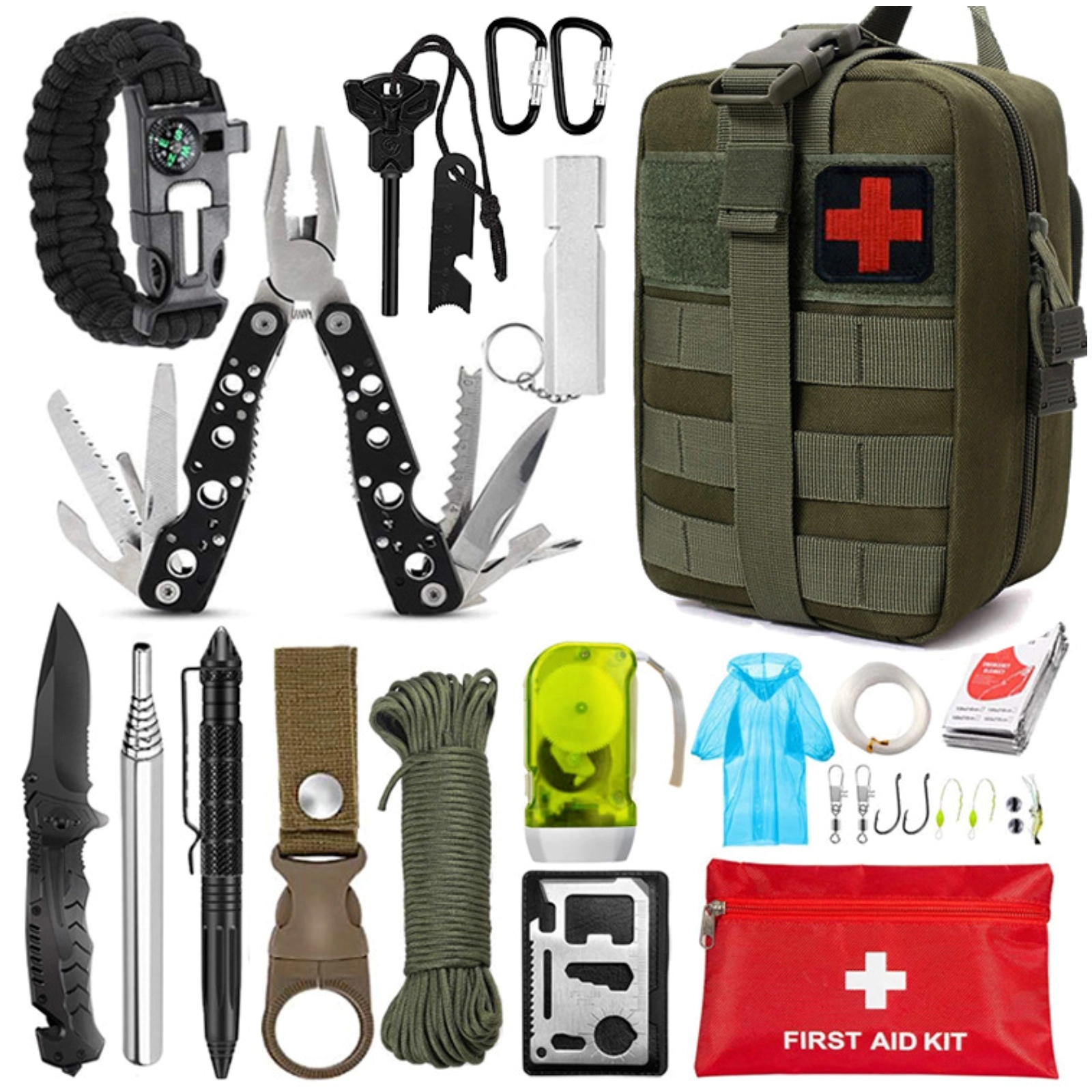 Outdoor Camping Survival Multi-Tool Kit 4