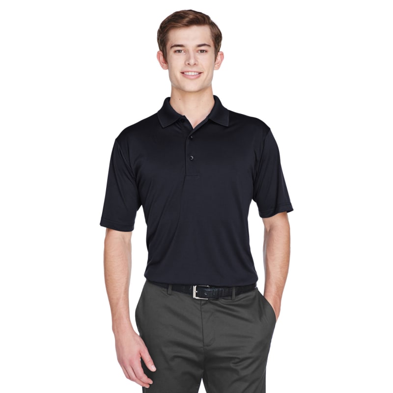 UltraClub Men's Cool & Dry 8-Star Elite Performance Interlock Polo 1