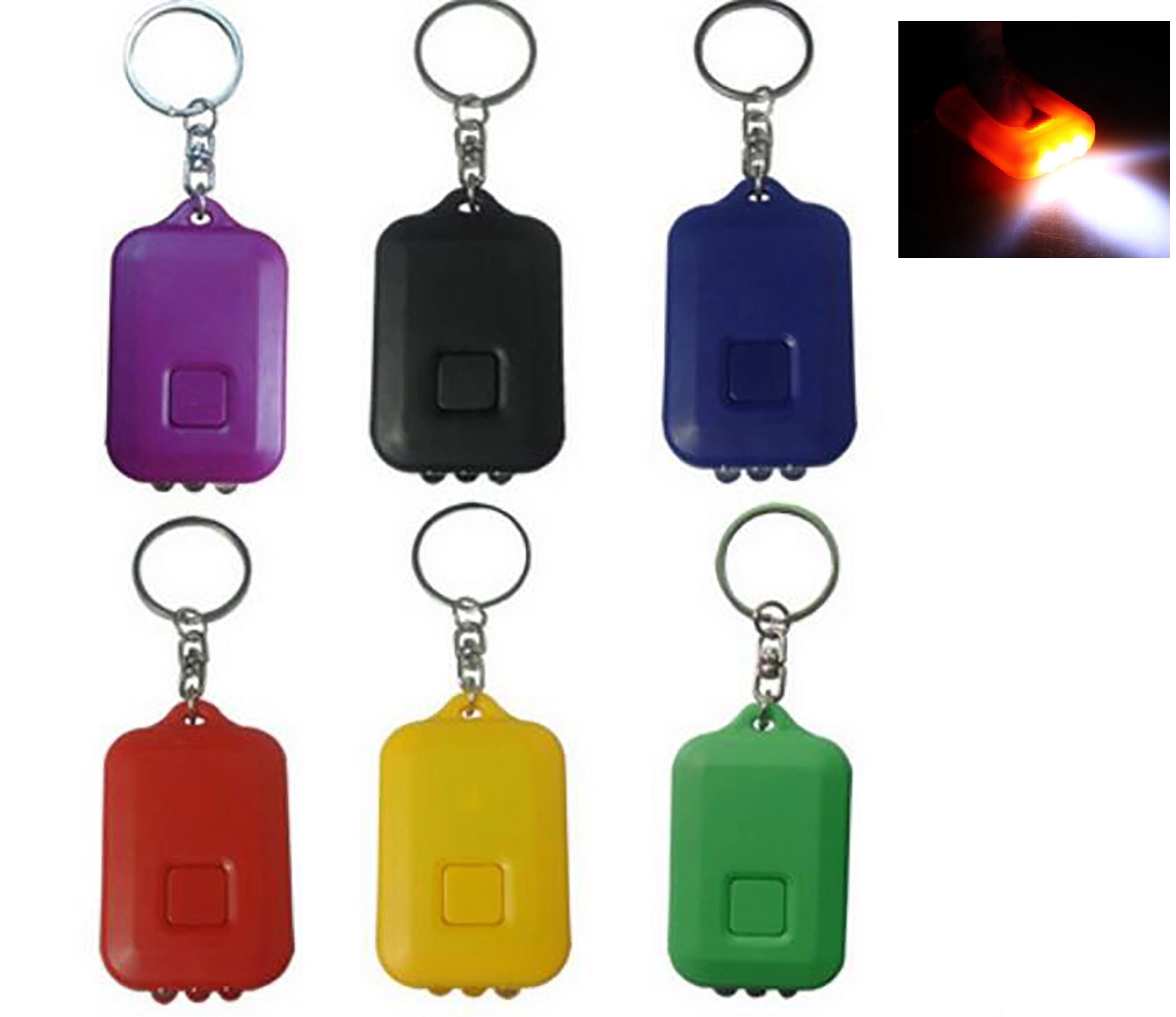 Rechargeable Mini LED Light Keychain 2