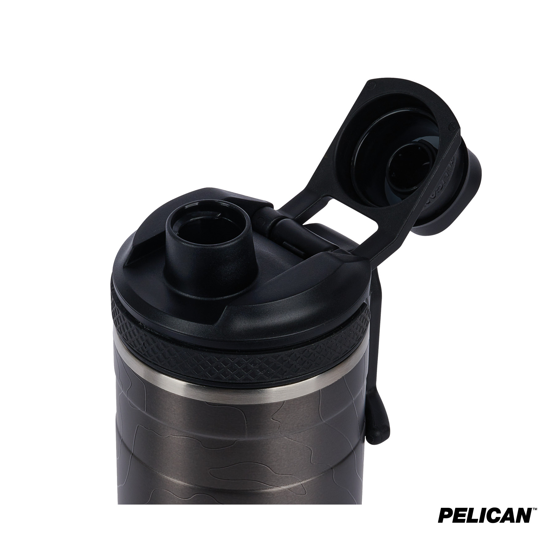 Pelican Pacific™ Chug 26 oz. Topographical Recycled Double Wall Stainless Steel Water Bottle 18