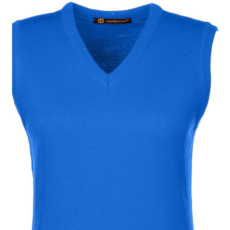 Harriton Ladies' Pilbloc™ V-Neck Sweater Vest 18