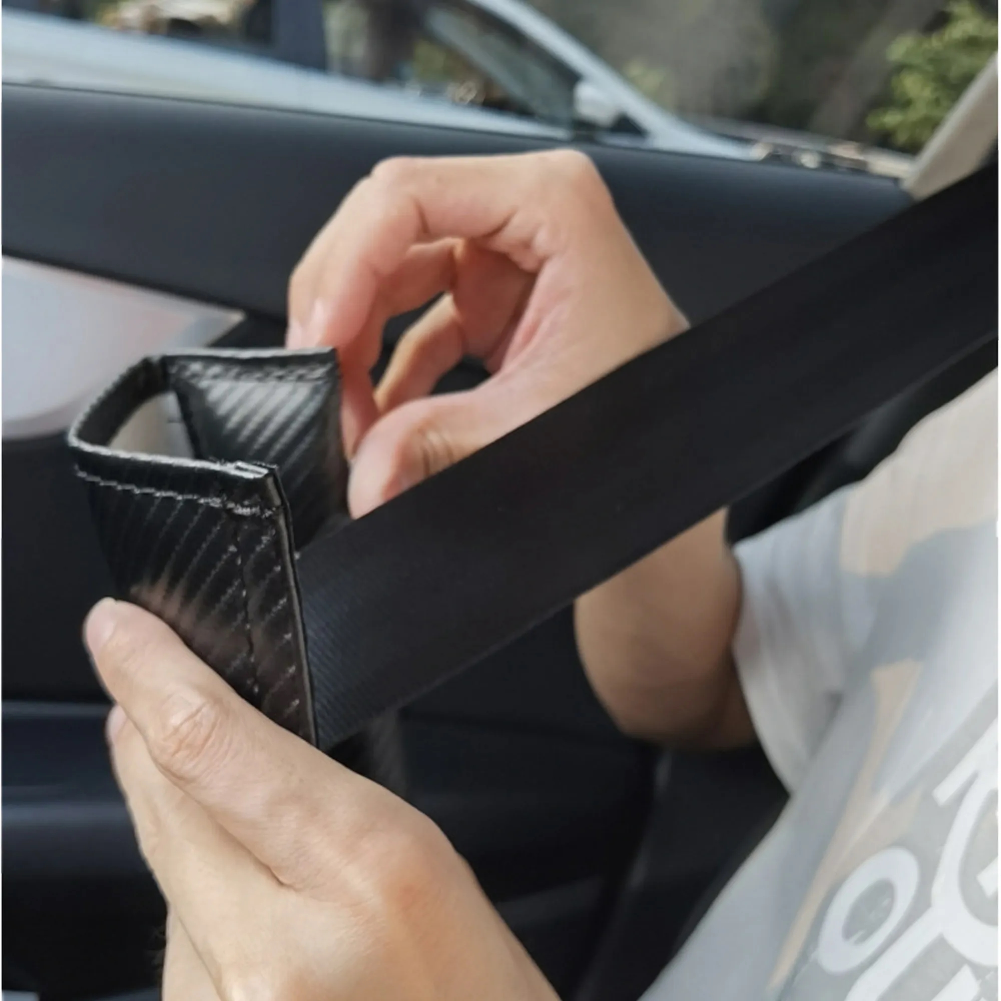Leather Car Seat Strap Pads MOQ 50PCS 7