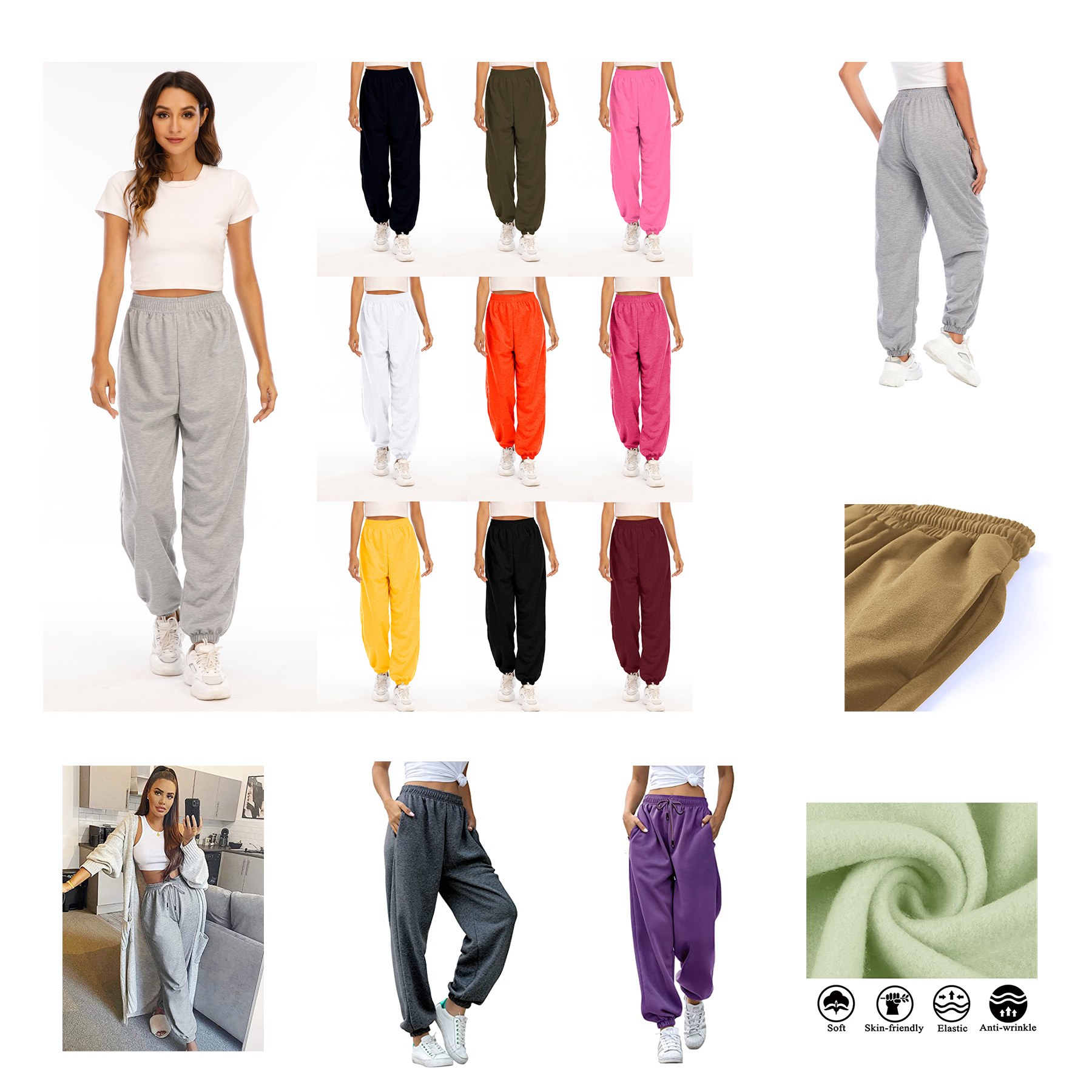 Women's Belted Sweatpants 2