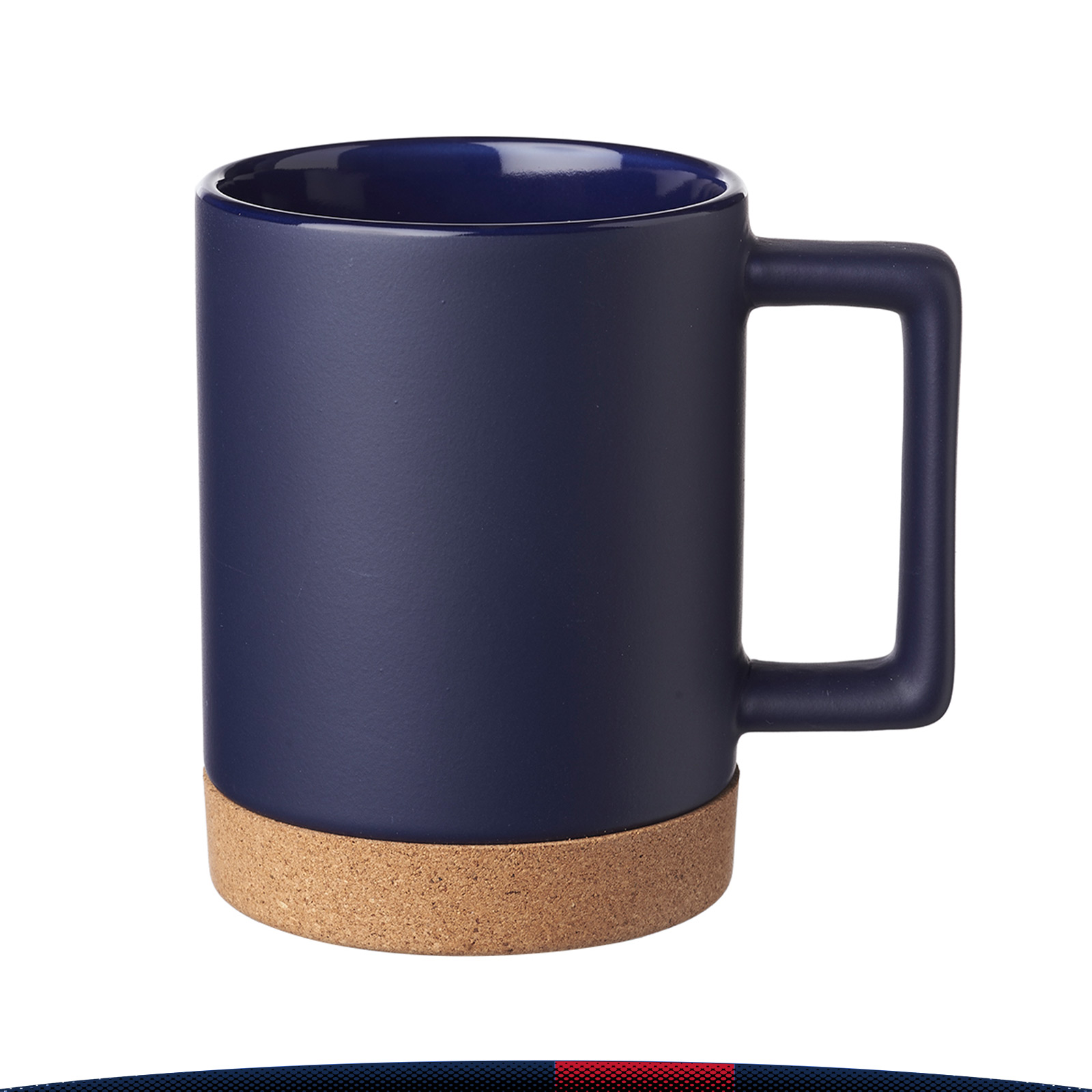 15 oz. Beri Ceramic Mugs with Cork Base 6
