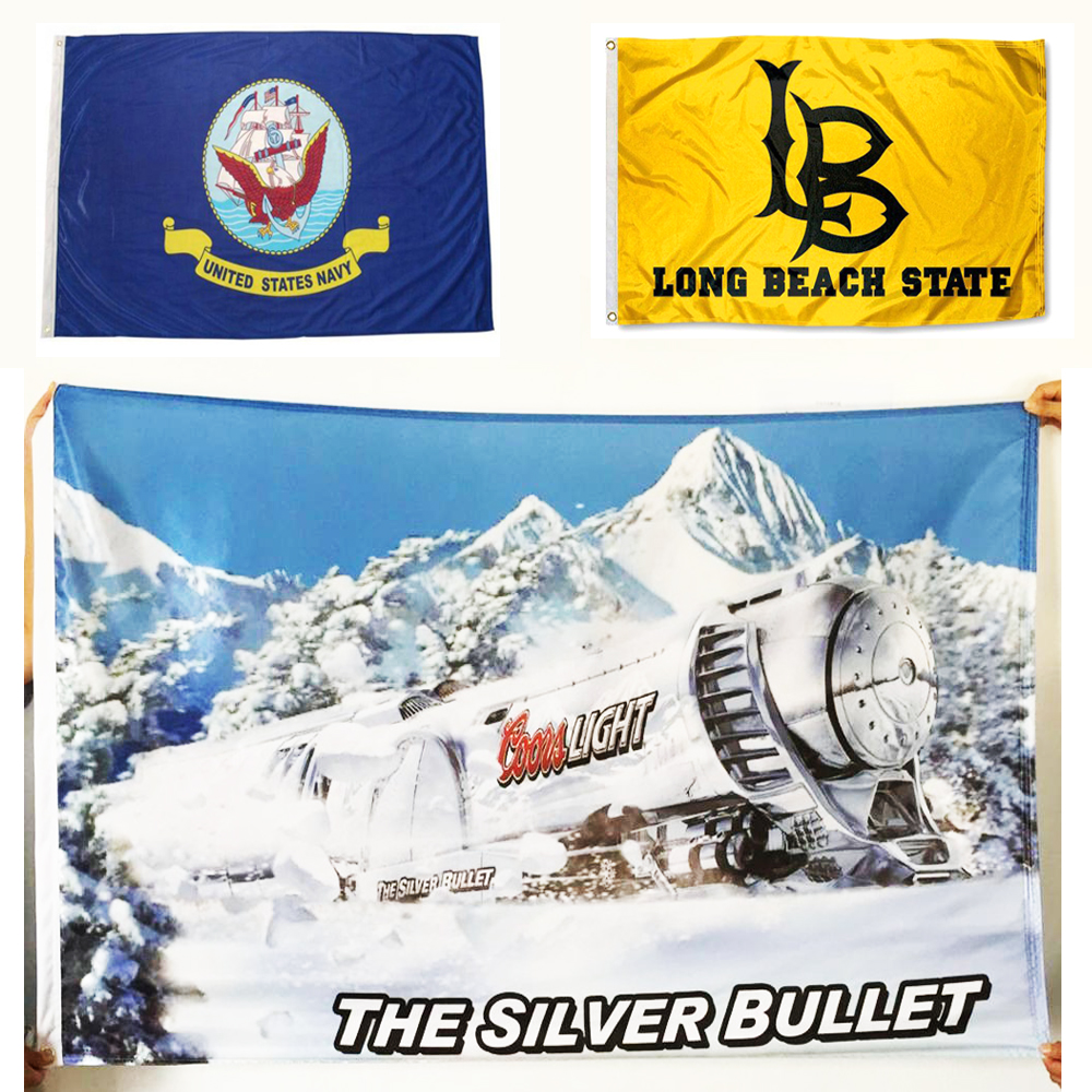 Full Color Custom Flag - 4' X 3' 5