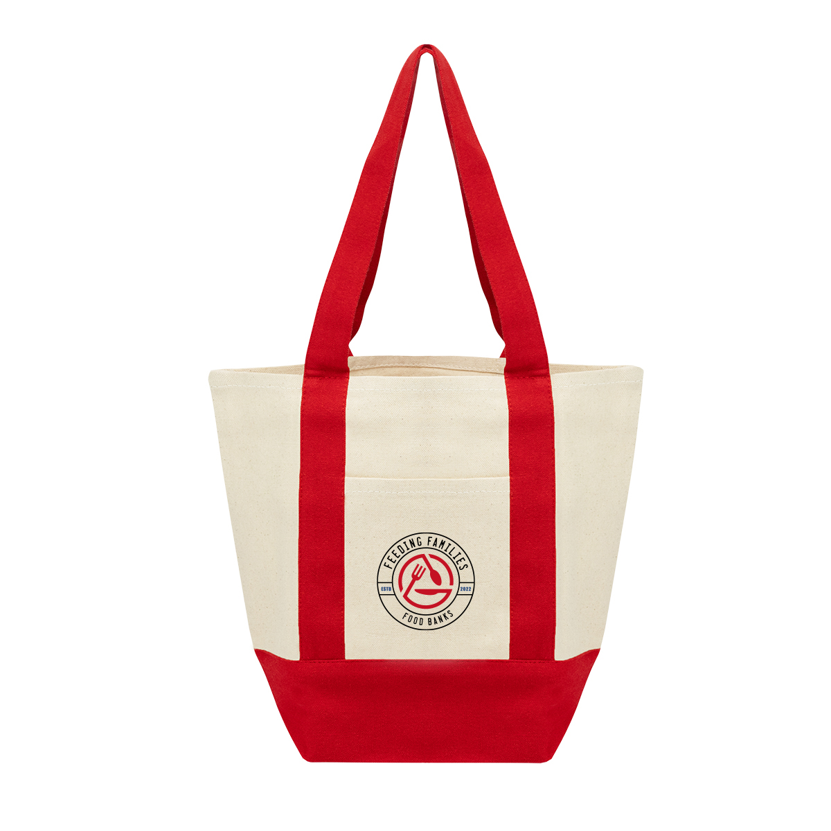 Mini Starboard 10 oz. Recycled Cotton Canvas Tote, custom tote bag with logo imprint 19