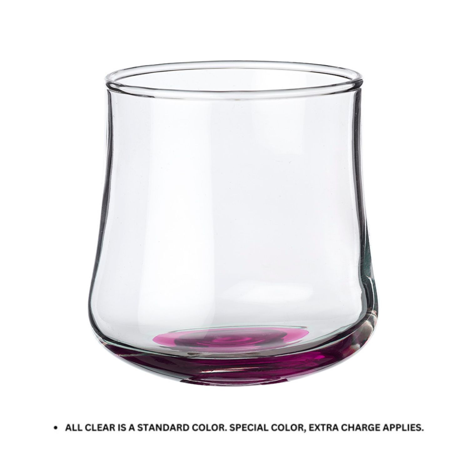 Elegant Rose Bud Stemless Glass, 11 oz. 6