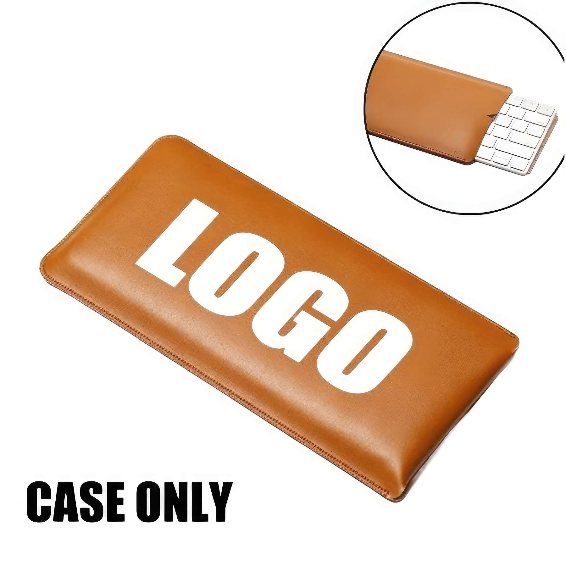 Custom PU Leather Mini Wireless Keyboard Protective Case 2