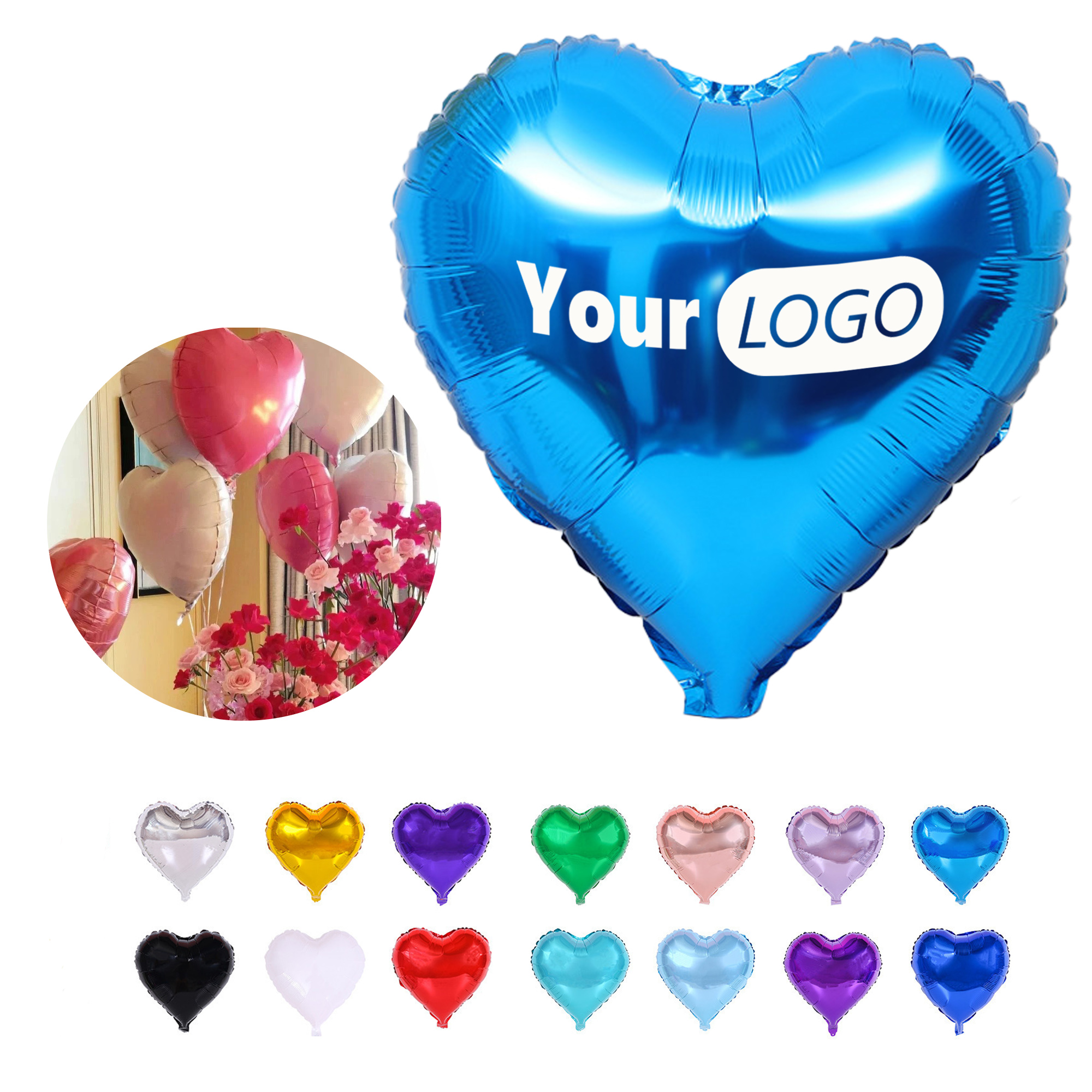 18 "Party Event Balloons Made of Love Aluminum Foil 3