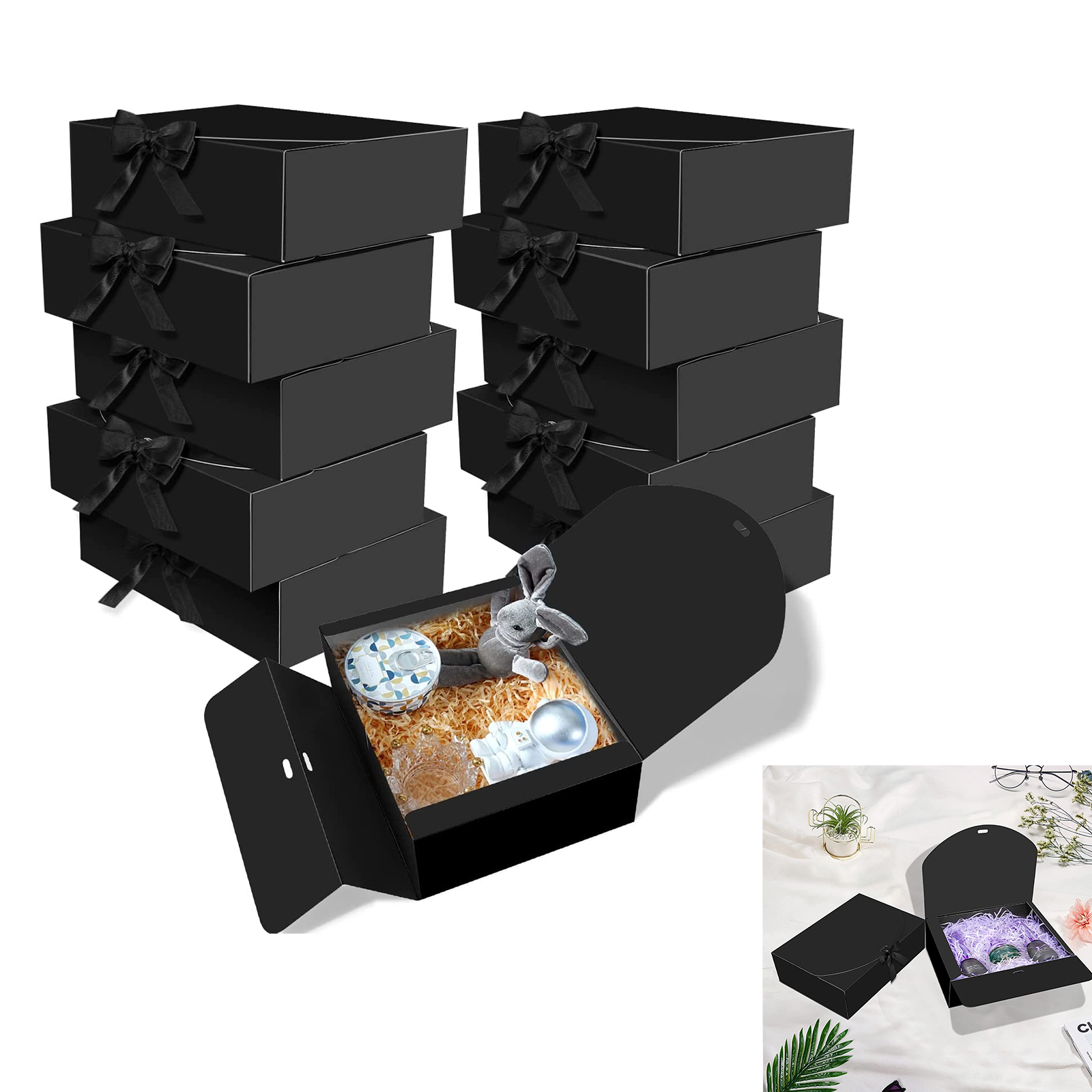 10.6 x 7.8 x 3.1 Inch Kraft Paper Gift Box 2