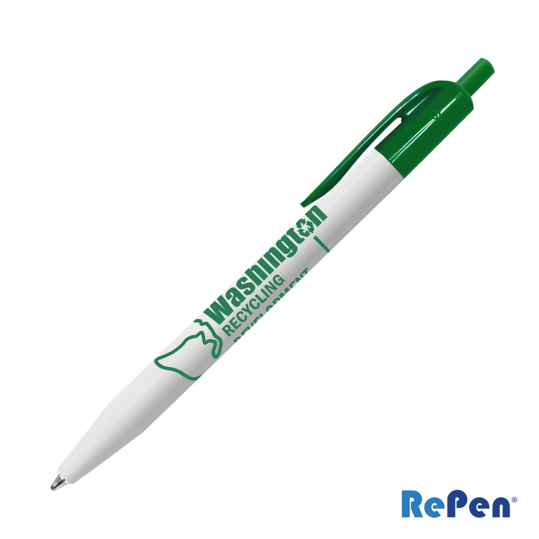 RePen® White Clicker rPET Pen 8