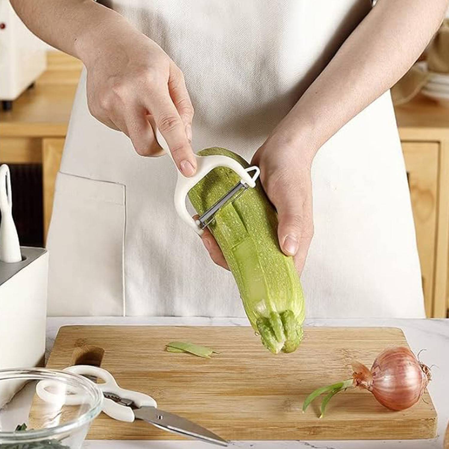 6-piece kitchen gadget set with storage stand 7