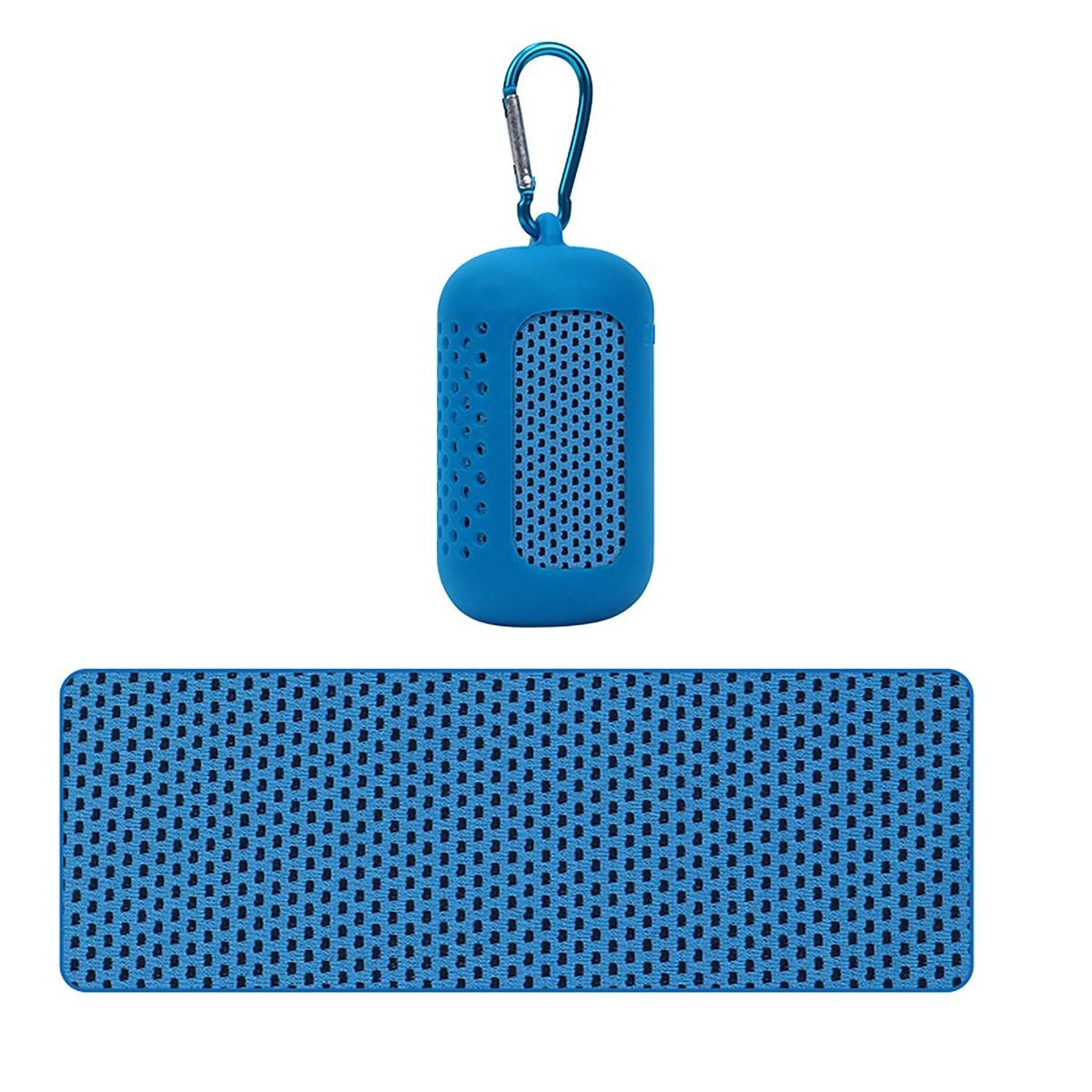 Polyester Workout Towel with Portable Silicone Pouch 6