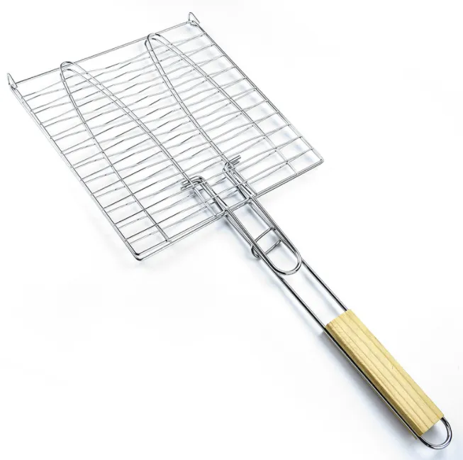 Portable Removable Handle Barbecue Grill Basket 5