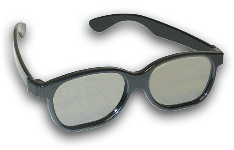 3D Glasses - Plastic Polarized Linear 45/135 - Stock 2