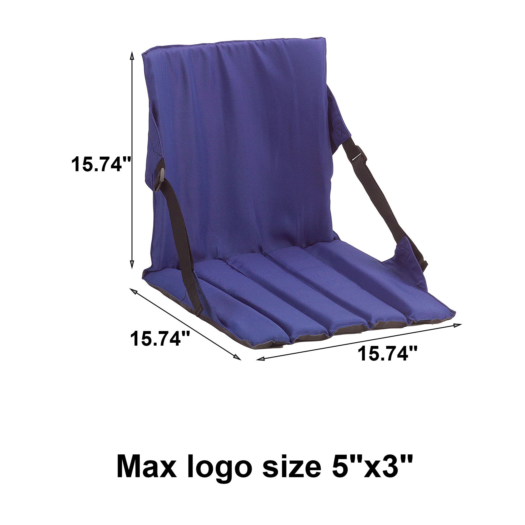 Portable Stadium Seat Cushion with Backrest 2