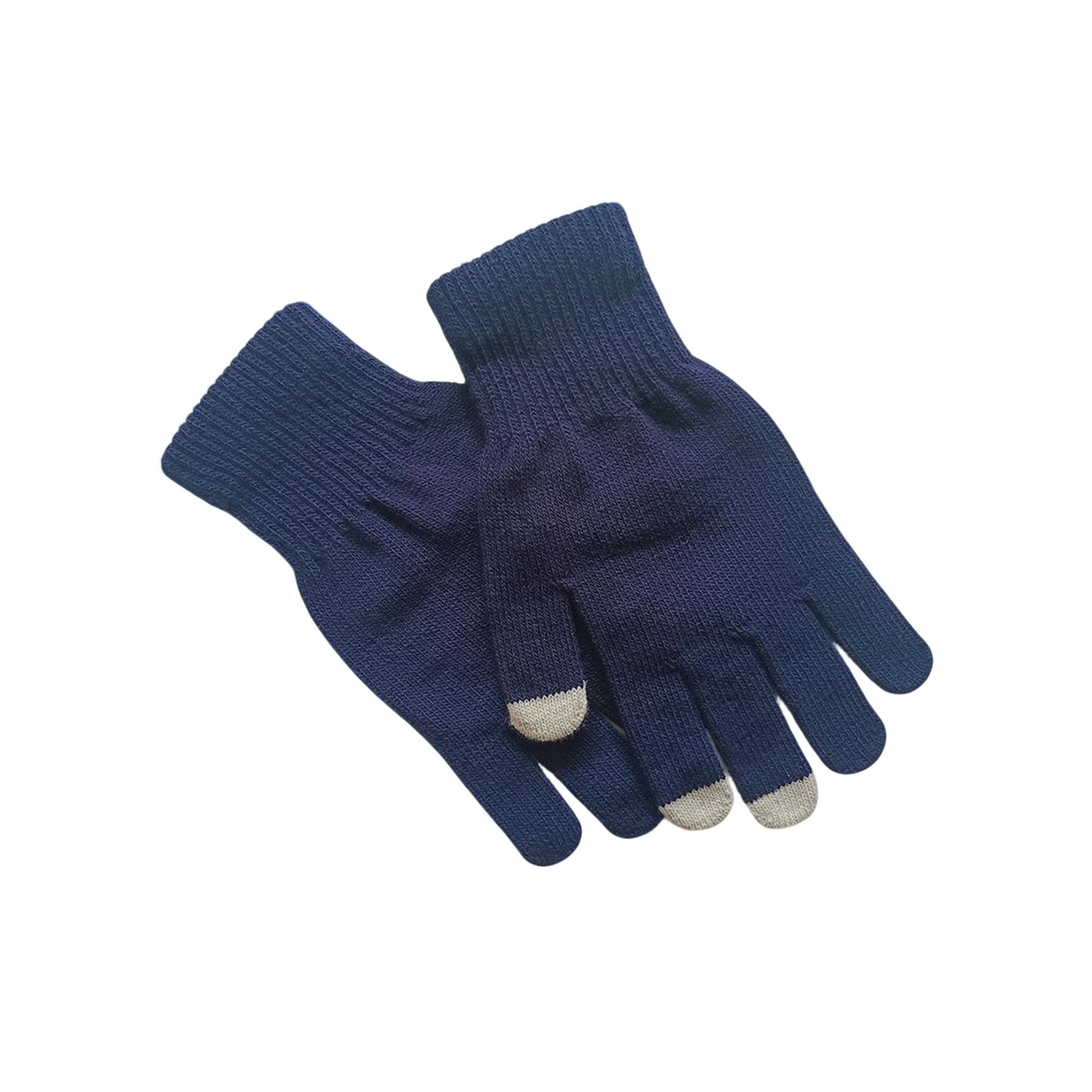 Touchscreen Acrylic Knit Magic Glove Pair 7.9" 2