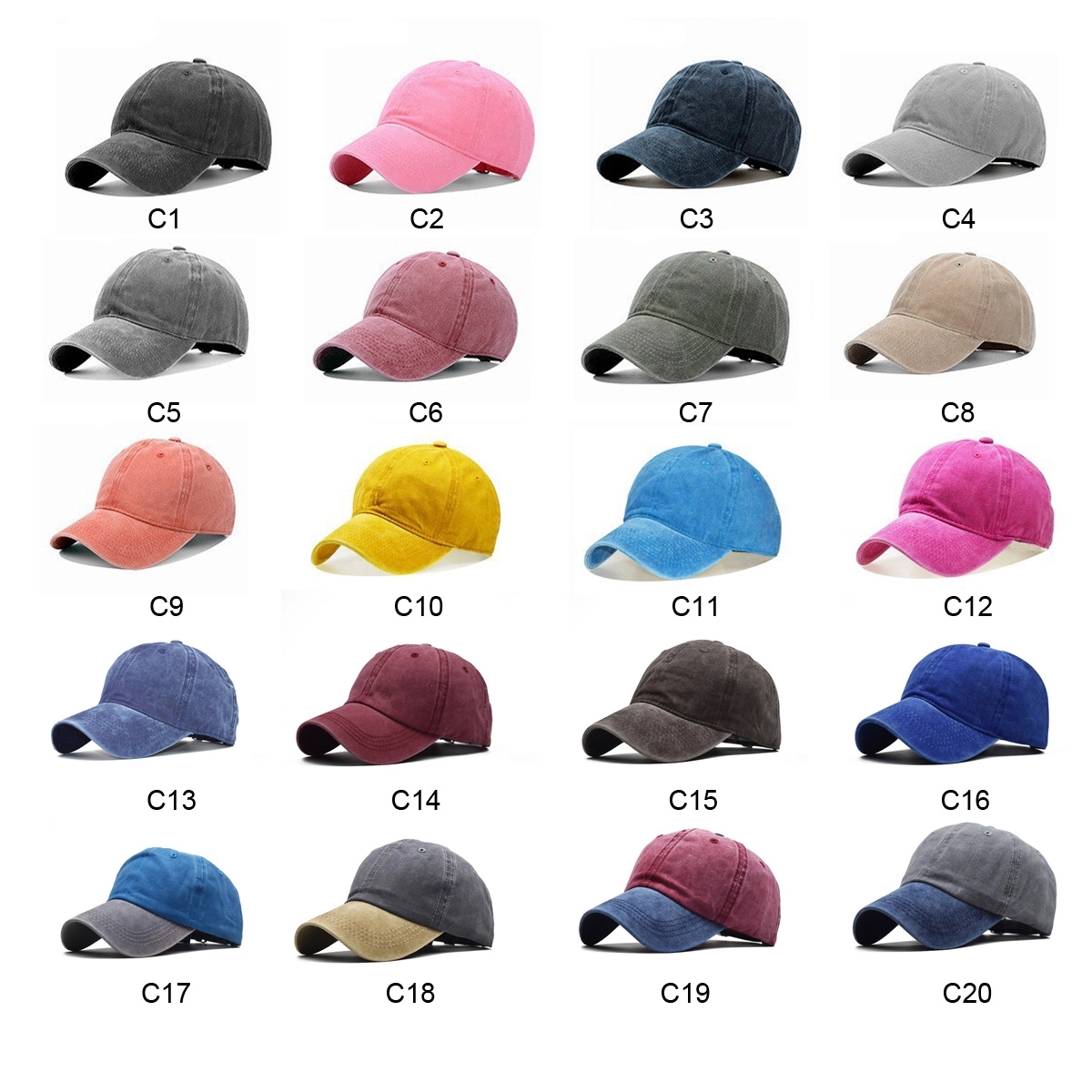 Distress Baseball Cap 1