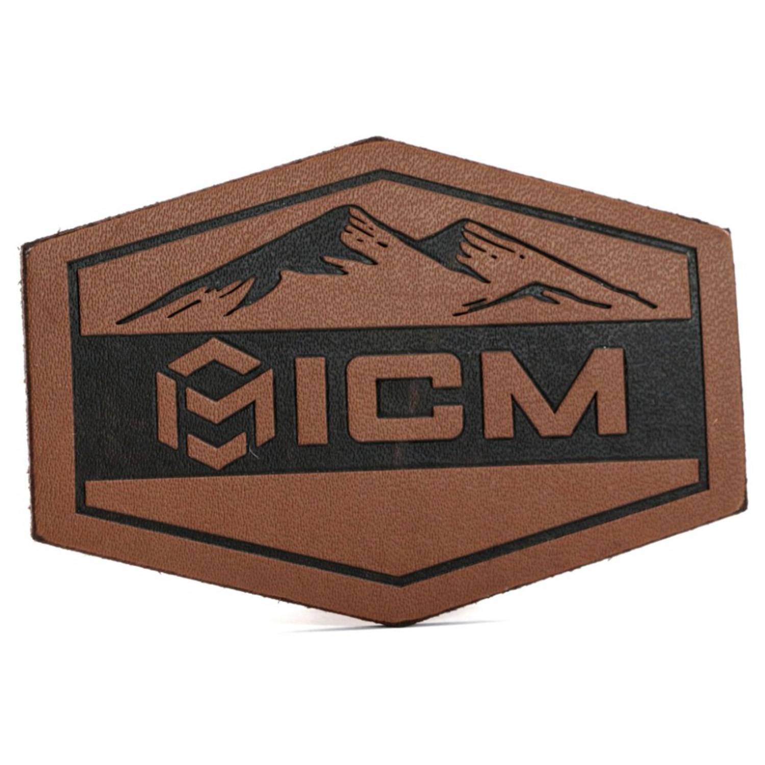 Faux Leather Patches Custom Shape 4