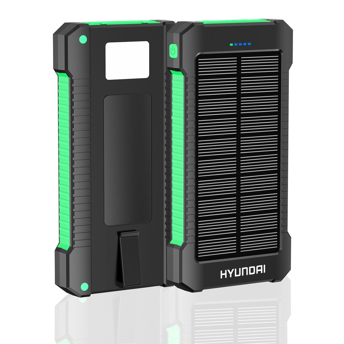 10000mAh Solar Phone Charger /Power Bank with Flash Light 5