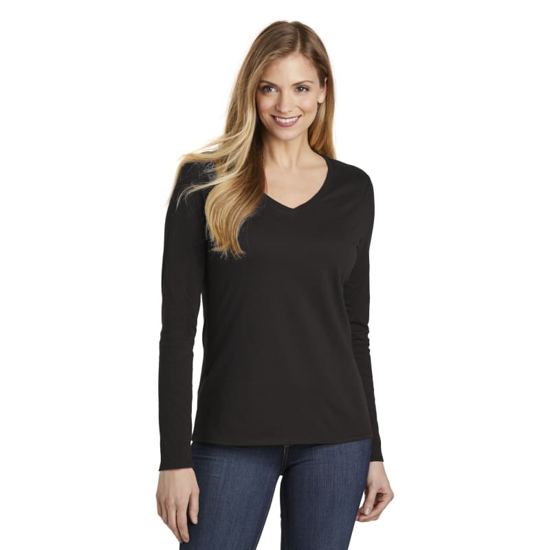 District Women's Very Important Tee Long Sleeve V-Neck. 26