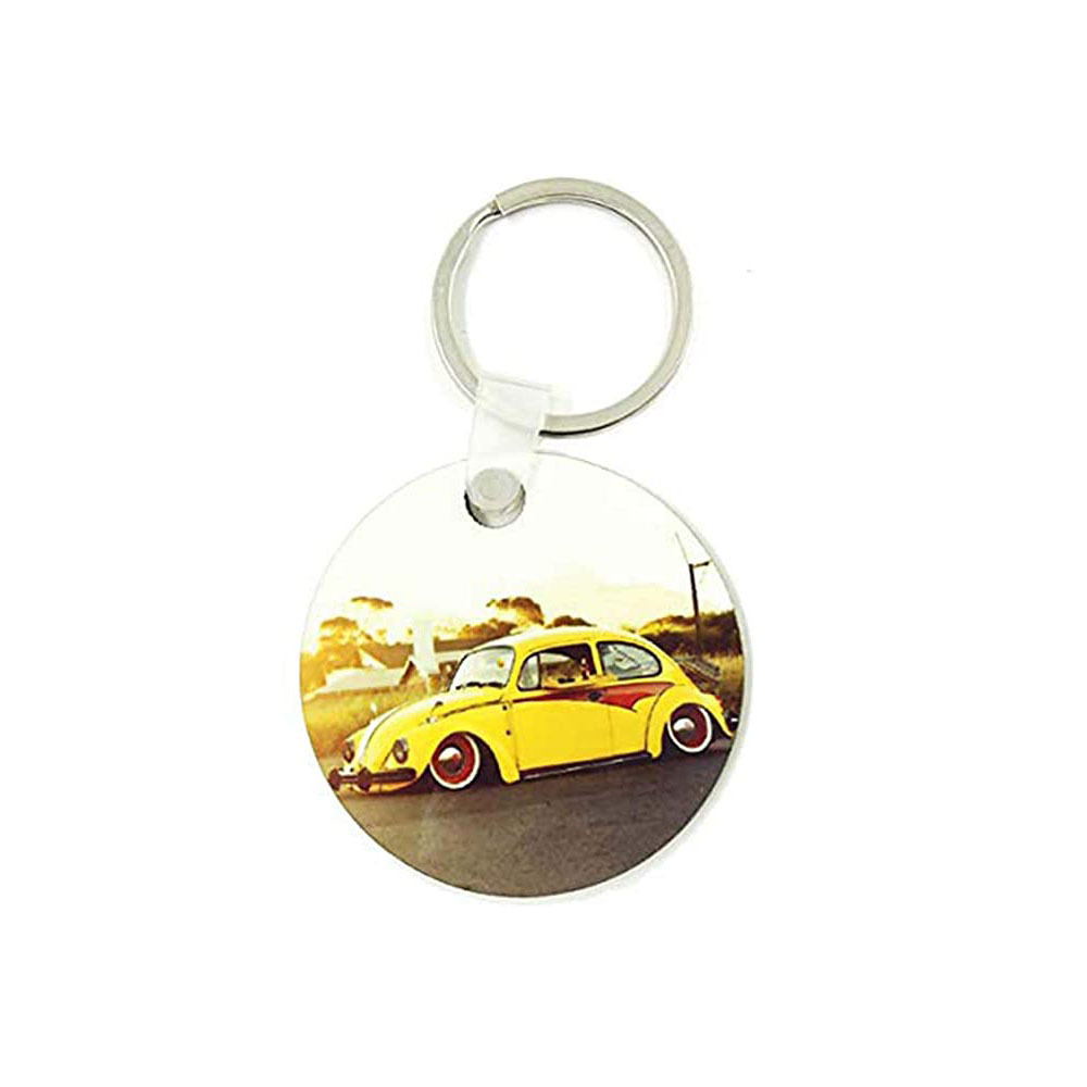 Round Silicone Keychain 5