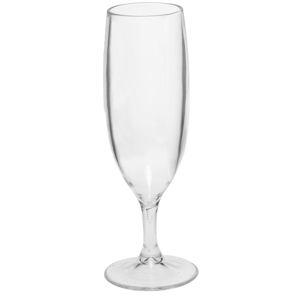 6.7 oz. Plastic Champagne Flutes