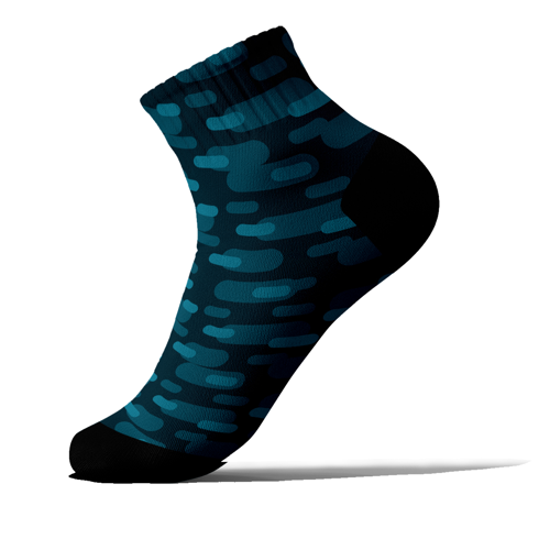 Jacquard Weave 200-Needle Cotton-Blend Ankle Socks 7