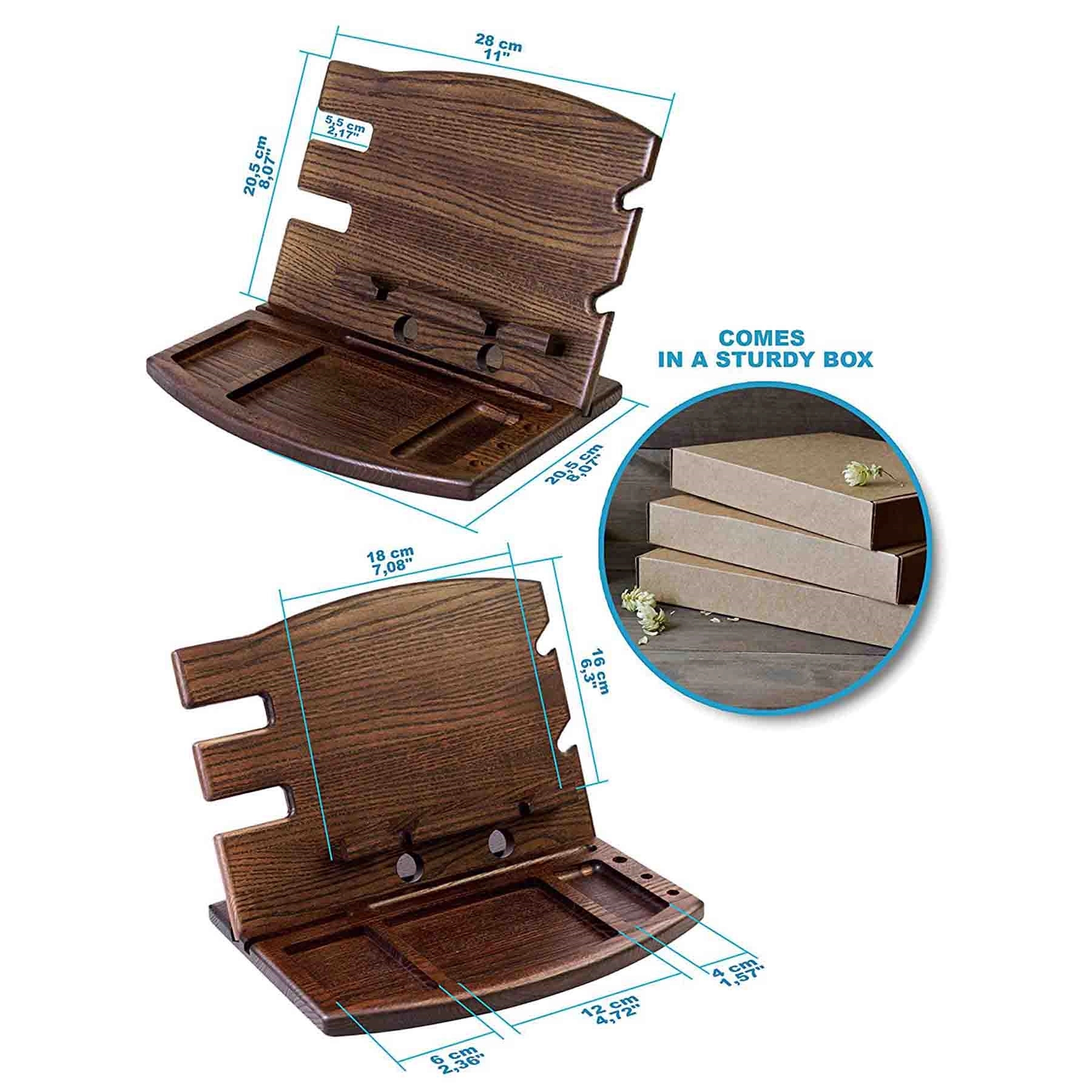 Wood Docking Station Desk Accessories 4