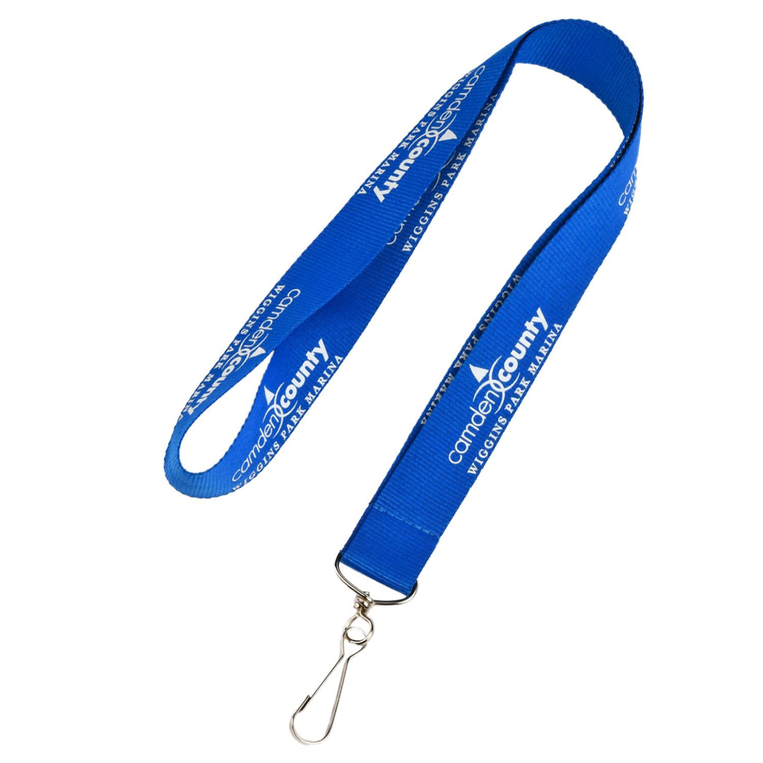 3/4" USA Made Polyester Lanyard w/ ID Badge Holder 6