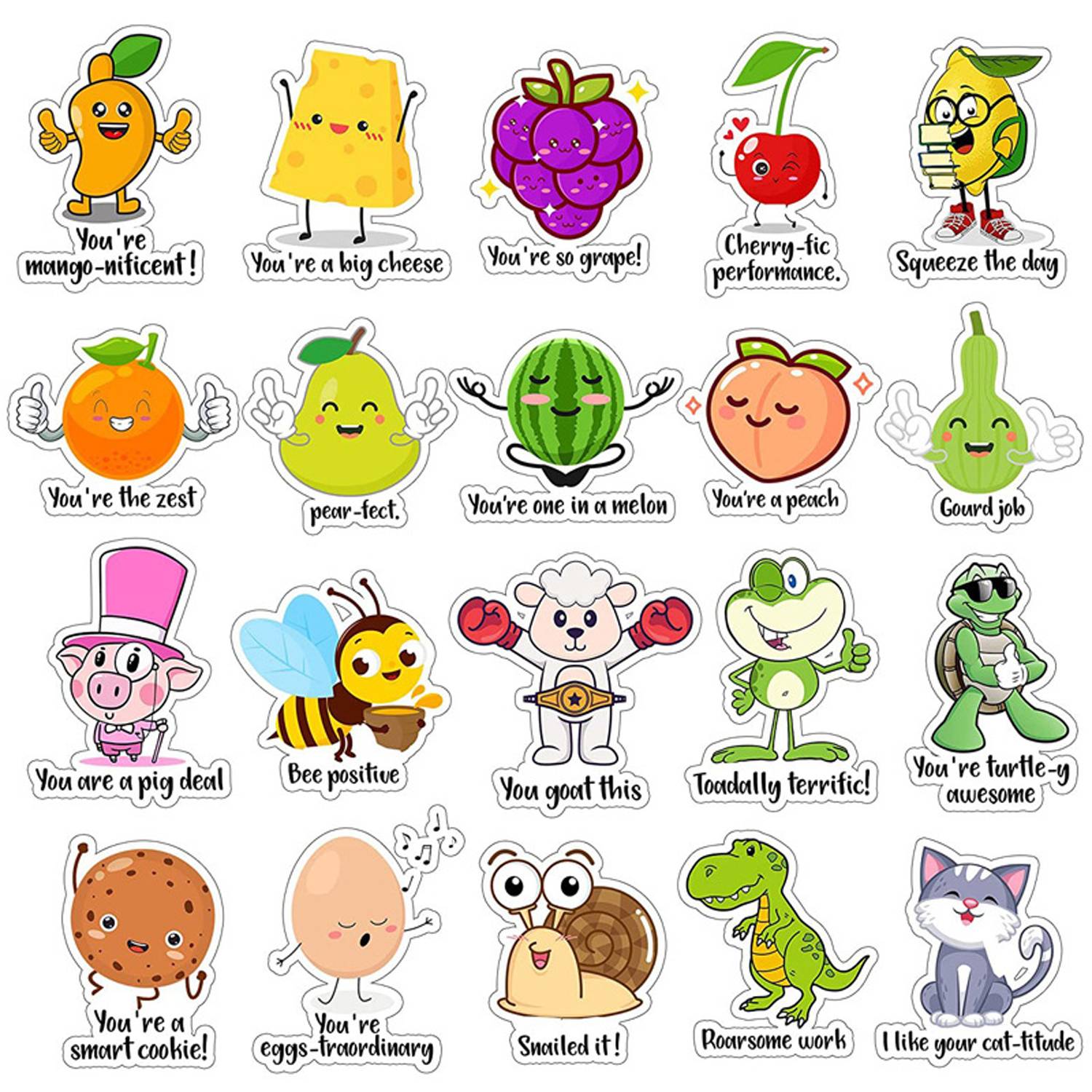 Waterproof Cartoon Stickers for Kids Classroom 5