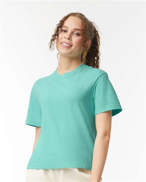 Women's Garment-Dyed Heavyweight Boxy T-Shirt - 3023CL 111