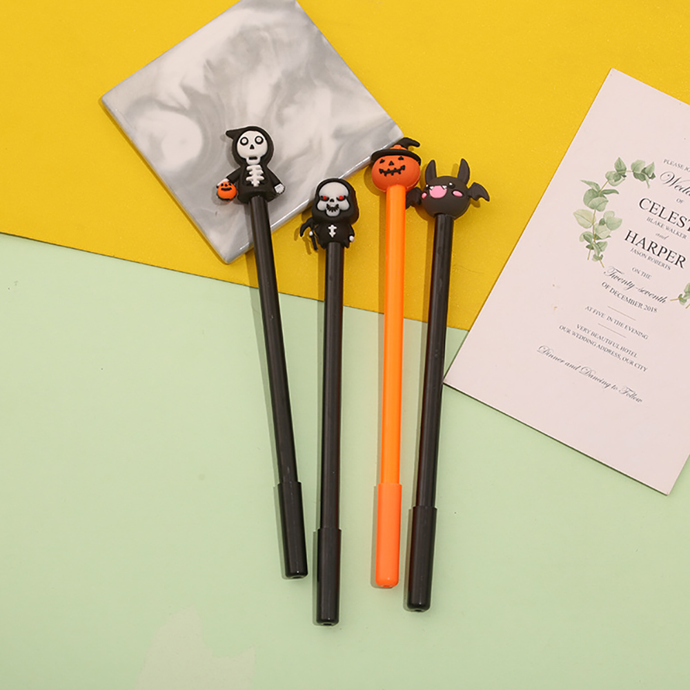 Halloween Pumpkin Head Gel Pen 1