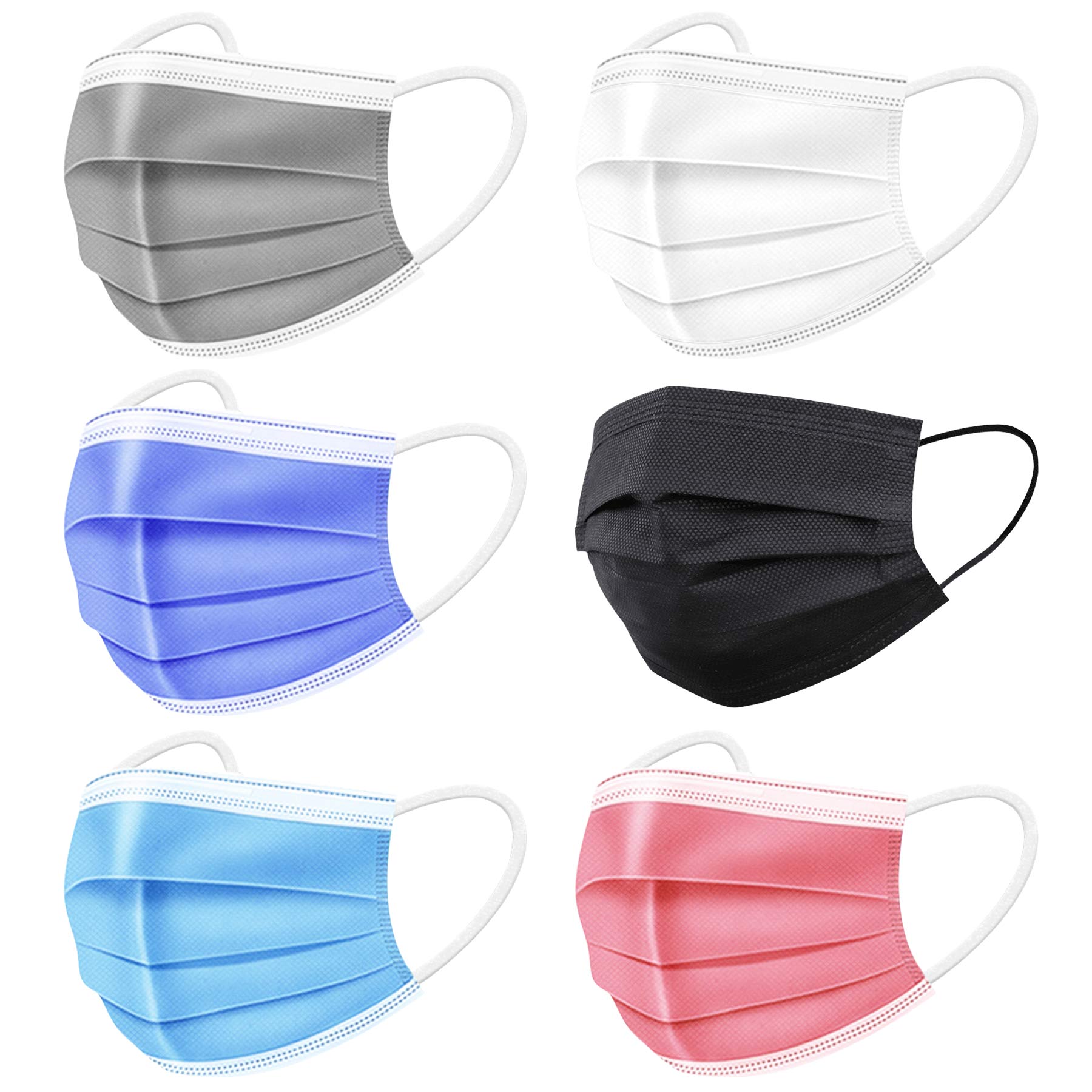 3 Ply Disposable Individually Wrapped Mask 1