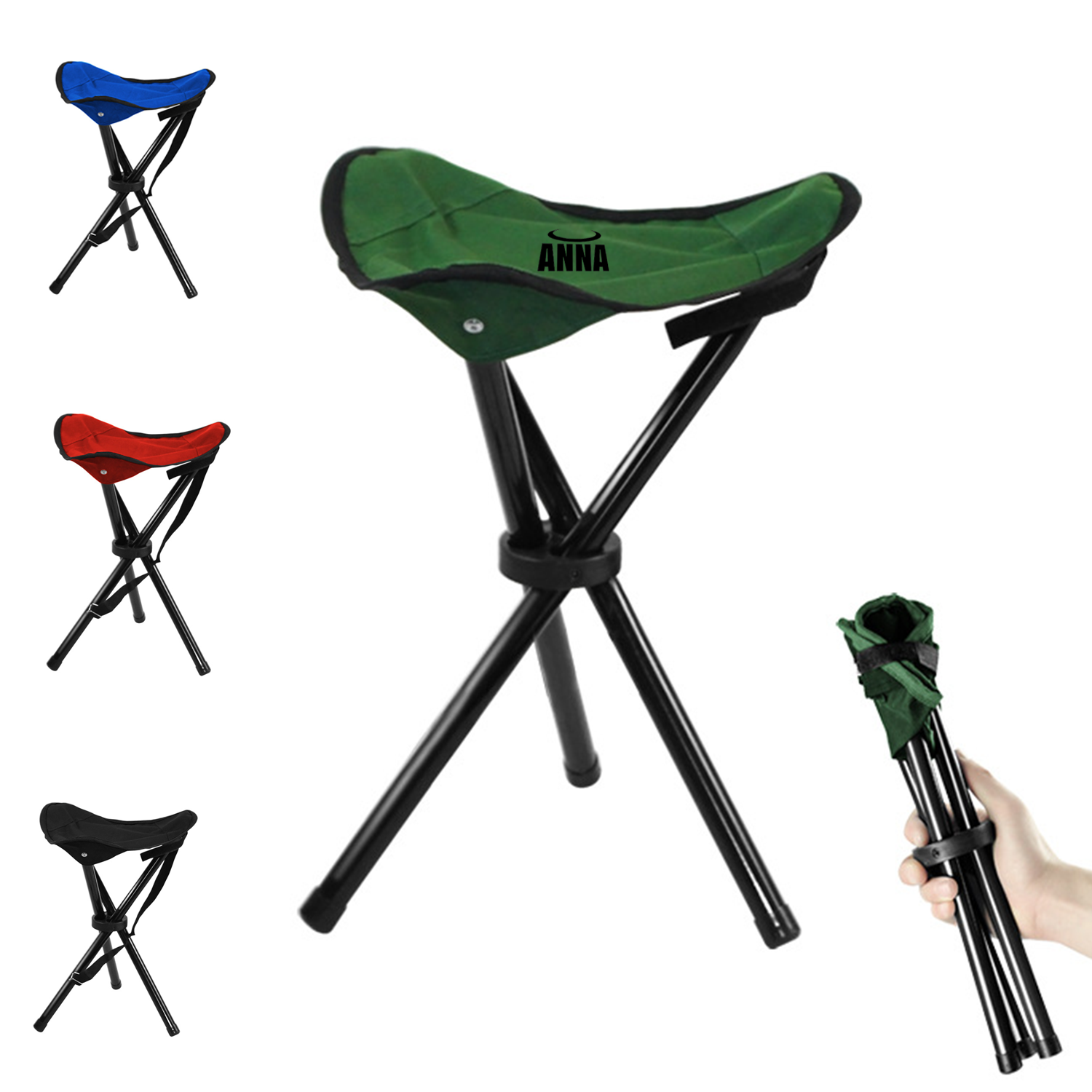 Folding Tripod Camping Stool 1