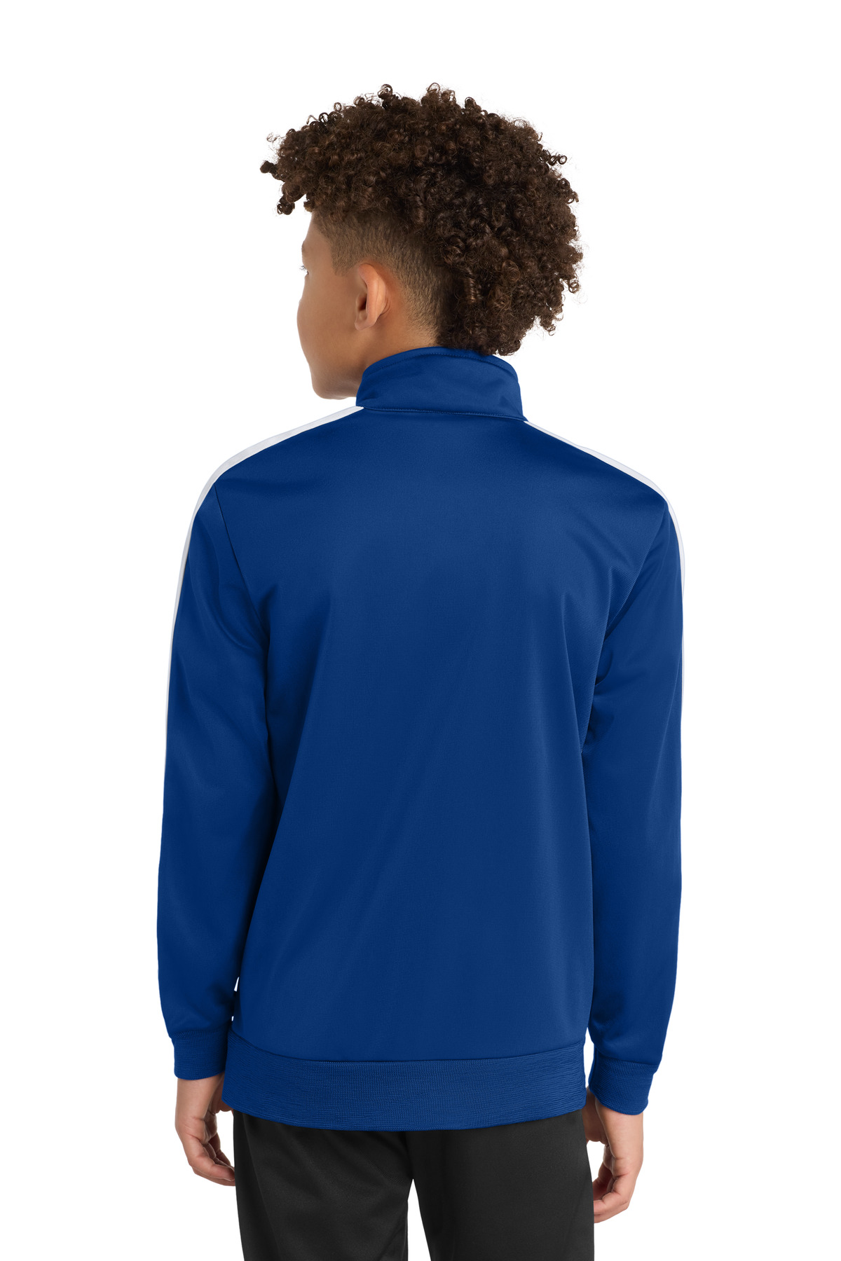 Sport-Tek Youth Tricot Sleeve Stripe Track Jacket. YST94 30