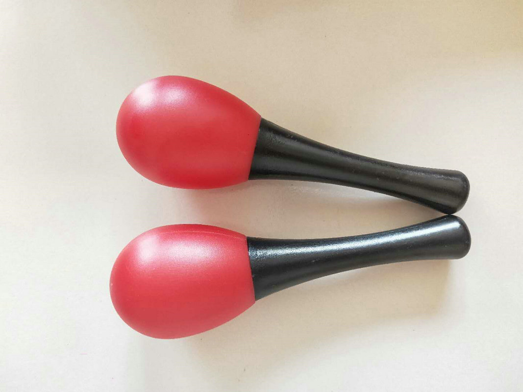 Plastic Mini Maracas Rattle Shaker Sand Hammers 6