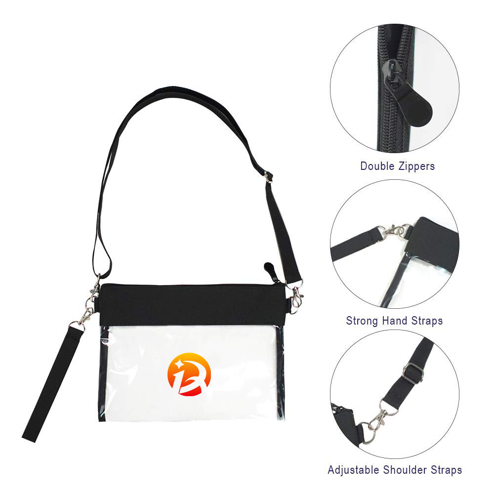 Transparent Cross Body Purse Bag 1