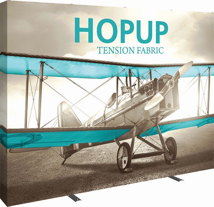 Hopup 10ft Straight Display & Tension Fabric Graphic 3