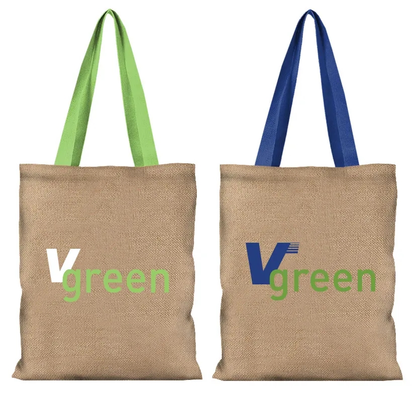 Burlap Magazine Tote Bag 8