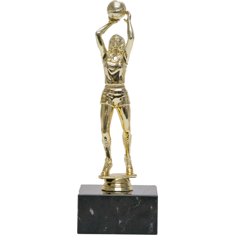 Champions Series Trophy On Black Marble Base 8