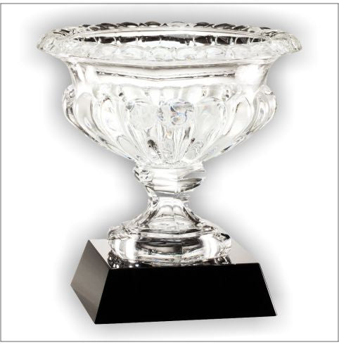 Crystal Vase Mounted on black base 2