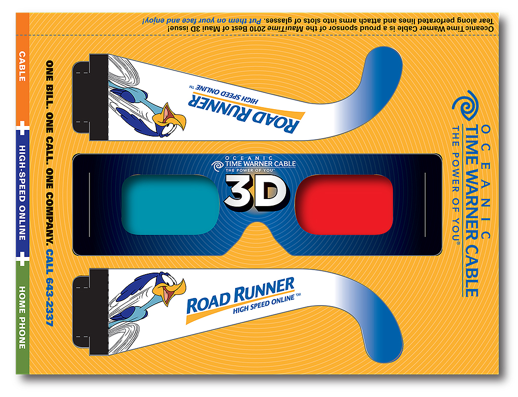 3D Bind-In - Red/Cyan - Perfect Bound - Custom Imprint 1