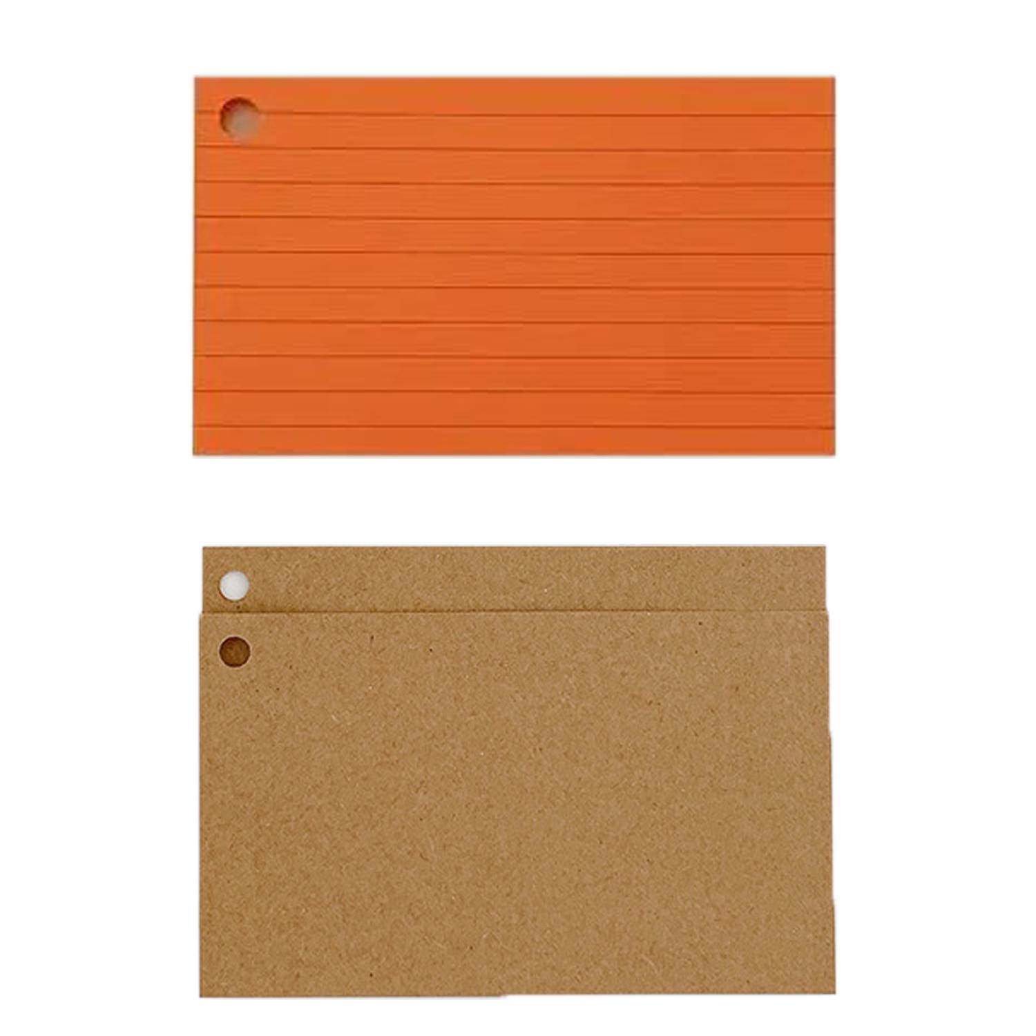 100PCS Double Sided Lined Index Notecards 9