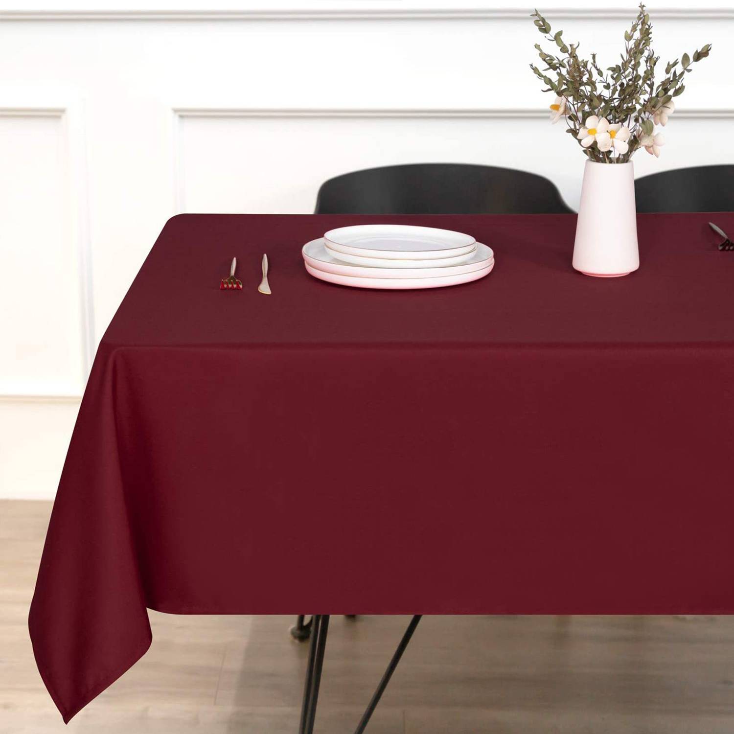 Custom 57x 82 IN Antifouling and Wrinkle Tablecloth 5