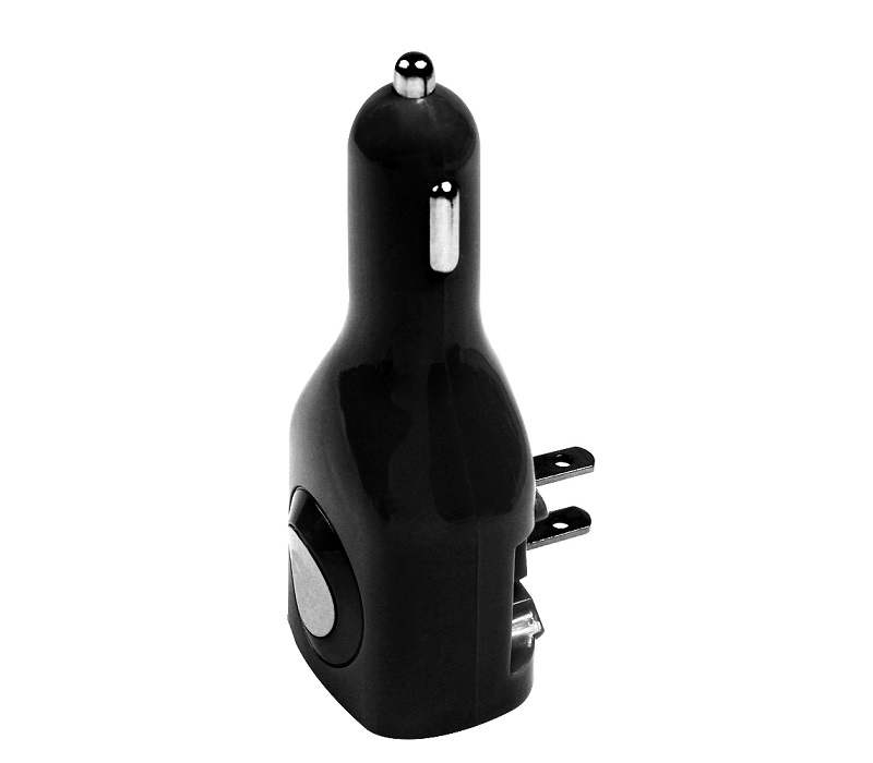 Dual Port USB Car + Wall Plug Charger 3