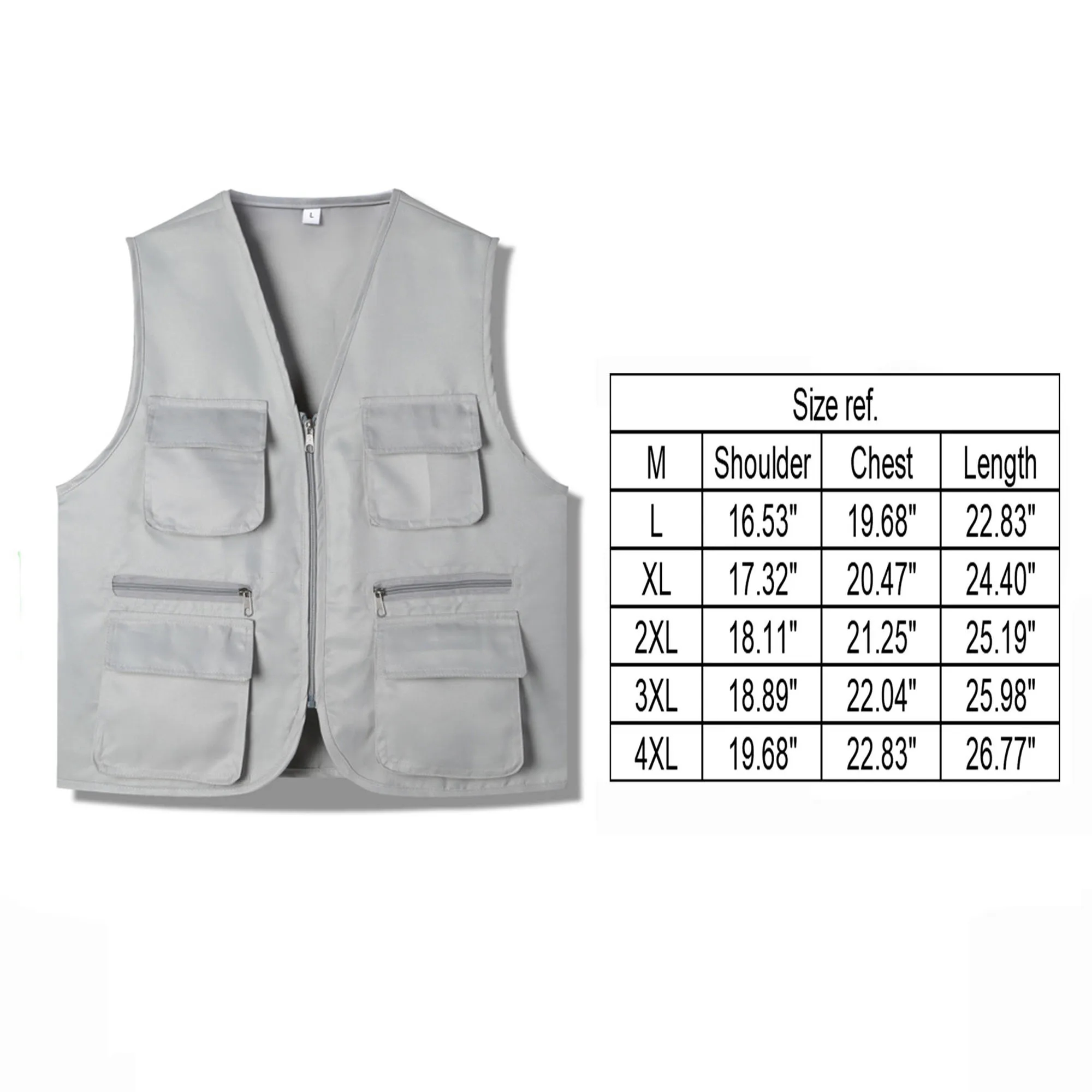 Casual Utility Travel Safari Cargo Outdoor Work Vest 9