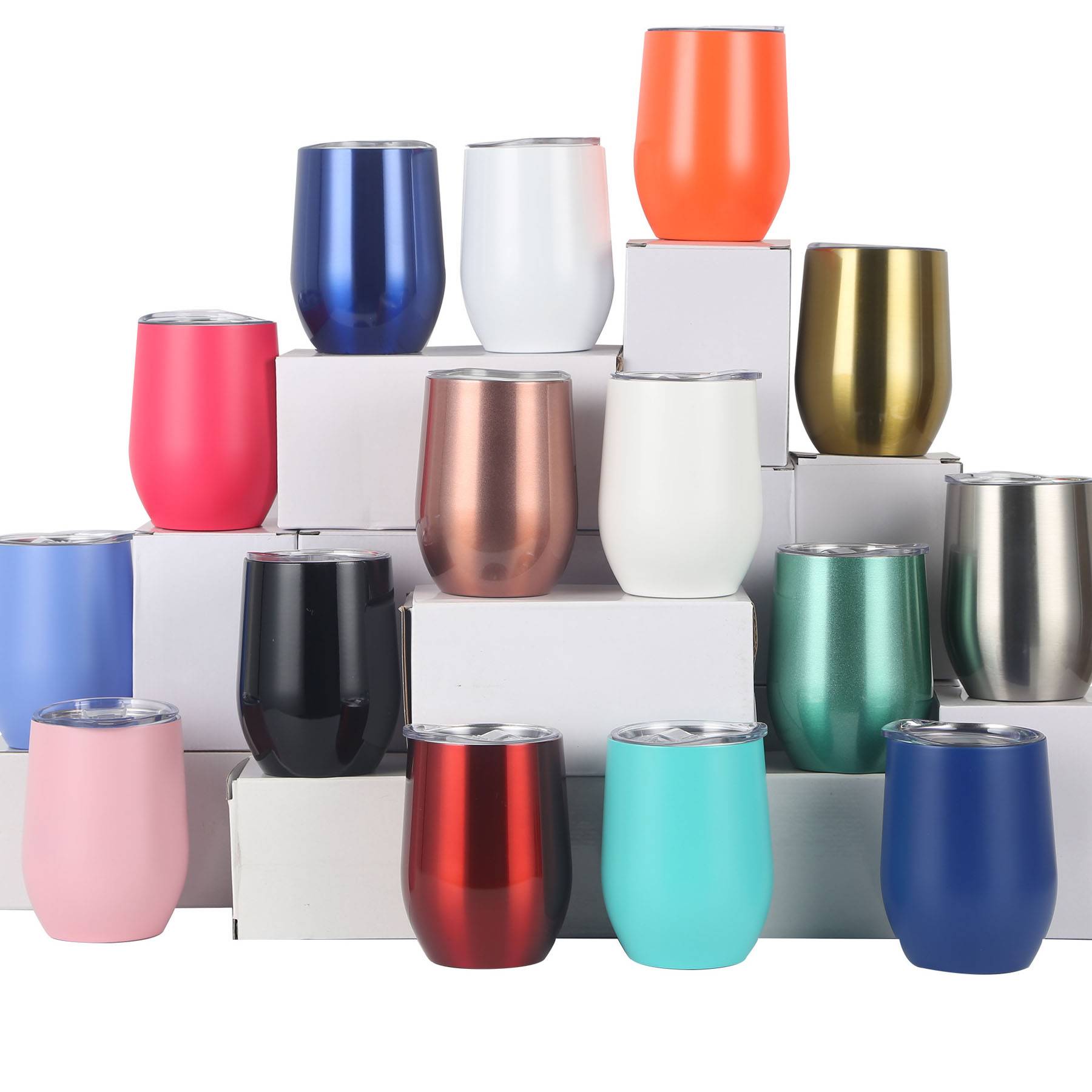 12oz Insulated Cup with Lid 2