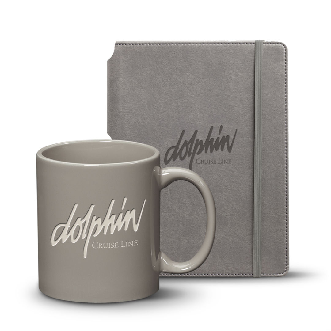 Eccolo® Tempo Journal/Malibu Mug Set 6