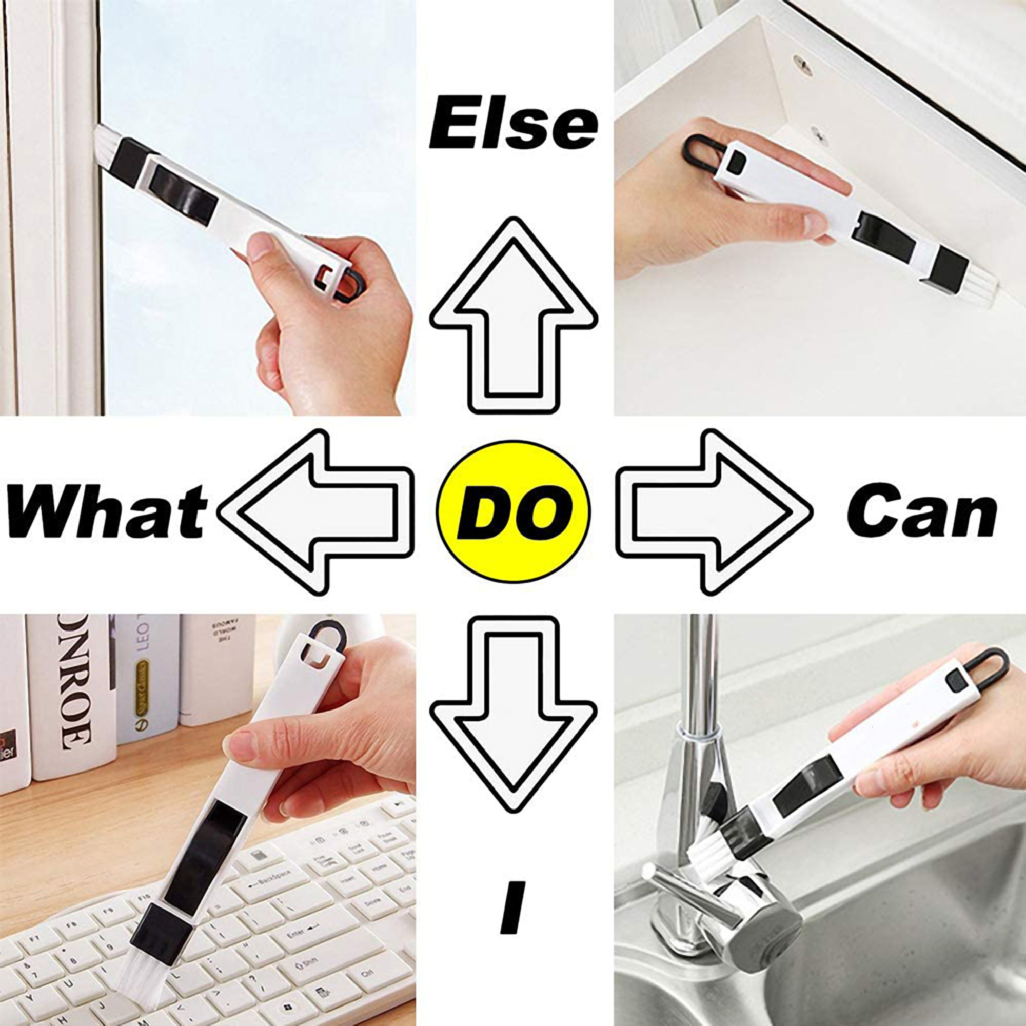 Nylon Cleaning Brush w/Dustpan 5